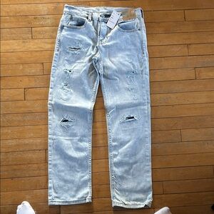 NWT boys Light Blue Distressed Jeans